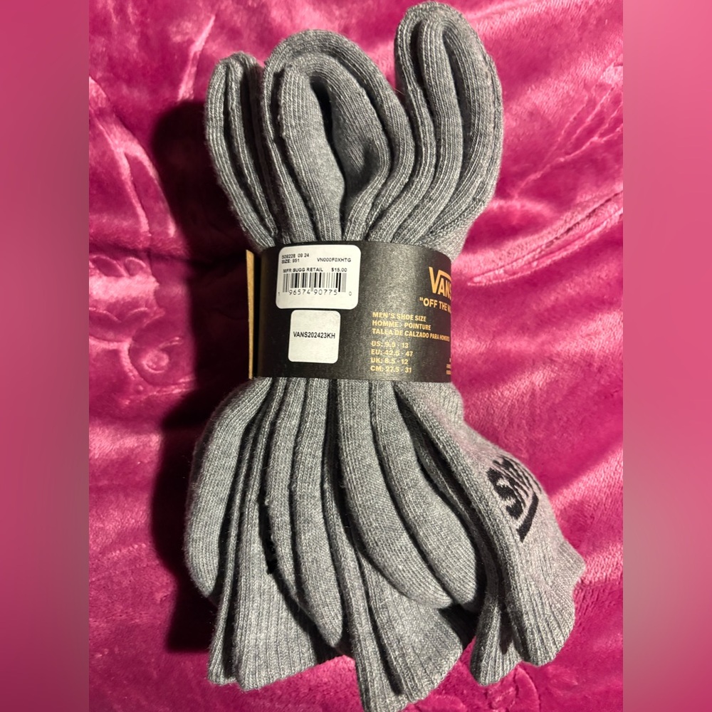 Vans Gray Men's Socks